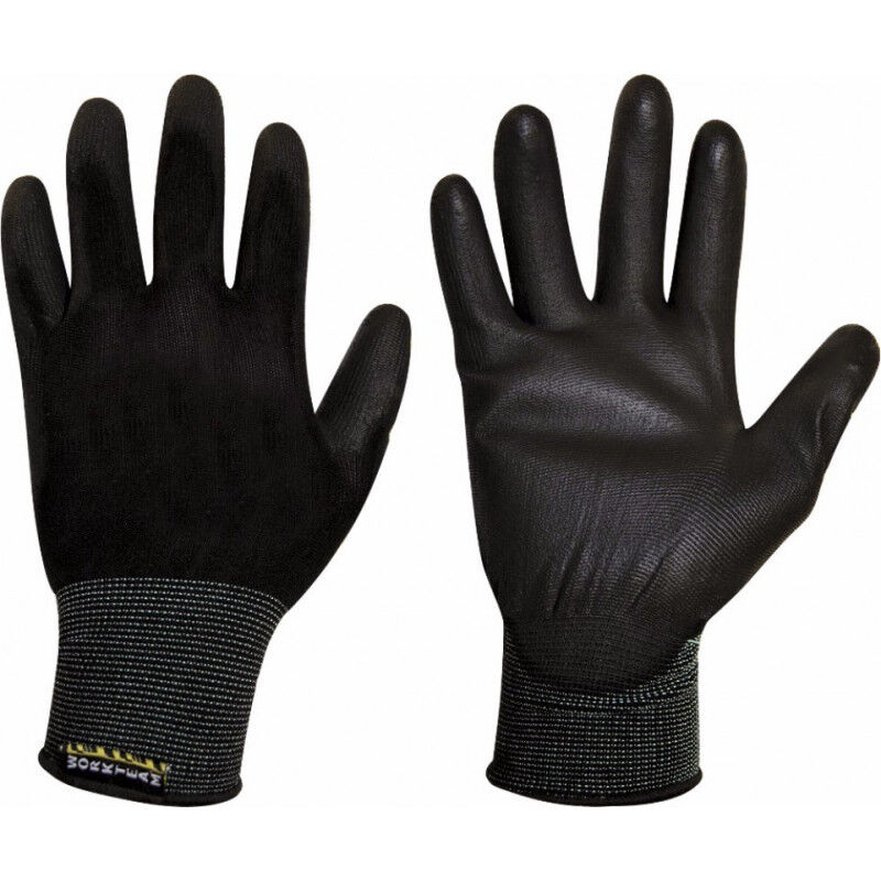 

Guantes de protección recubiertos de poliuretano G4801 (12 pares) | Negro - 9 - Workteam