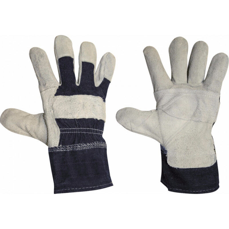 

Guantes de protección con manguito en tela vaquera WORKTEAM G2204 (Pack de 12 pares) | Gris - 10