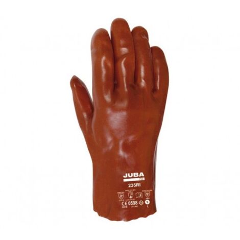 Guante  Pvc Liso 35Cm 1Capa 9 235Ri/8.5