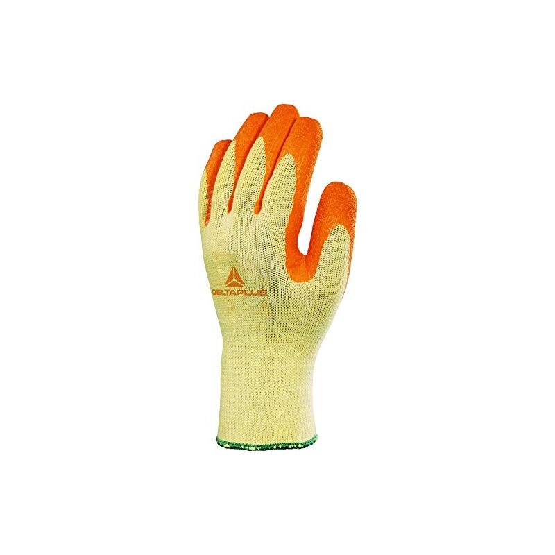 VE730OR guanto cotone poliestere lattice giallo