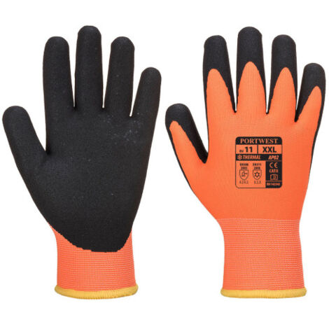 Guante repelente a líquidos Thermo Pro Ultra Naranja/Negro AP02 M