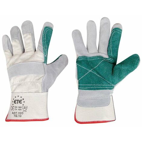 Guantes Juba 401SMC Americano de Serraje y Lona