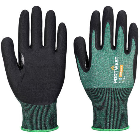Guante SG Cut B18 Eco Nitrile (Pack 12) - Protección y Comodidad / Verde Negro / XXL