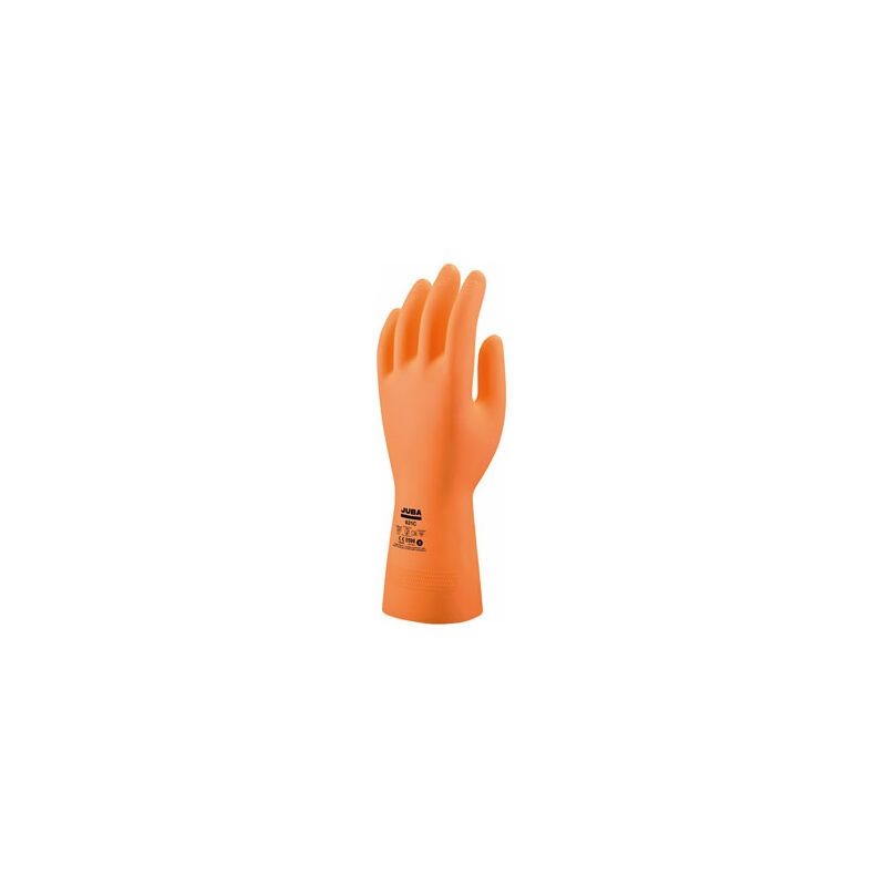 

Guante Sin Soporte Latex 621C Quimico Juba T 9 Naranja