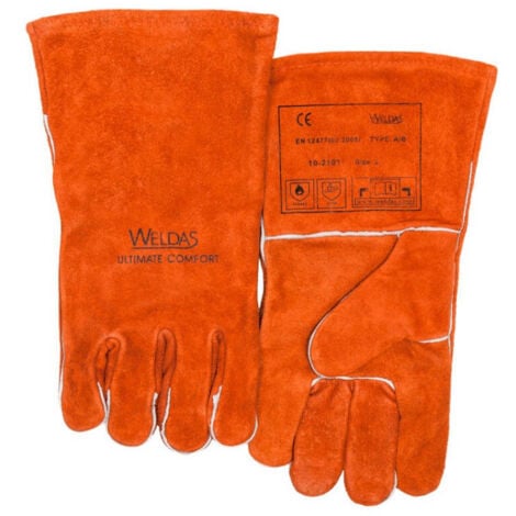 MAGID M6700-LHO Weld Pro - Guantes de cuero para soldador de cuero, talla  XL, color gris (paquete de 12)