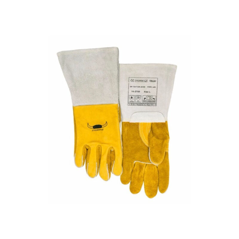 

Guante soldador con mano reforzado STEERSOtuff® | XL - Weldas
