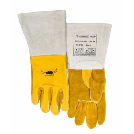 Guante soldador WELDAS con mano reforzado STEERSOtuff® L