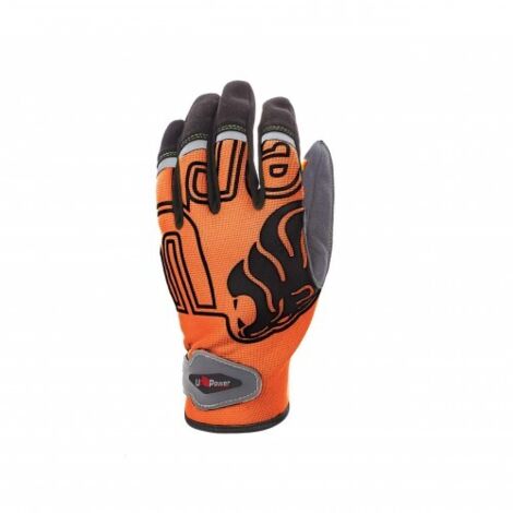 GUANTE TECNICO NIKO ORANGE FLUO T-L - UPOWER