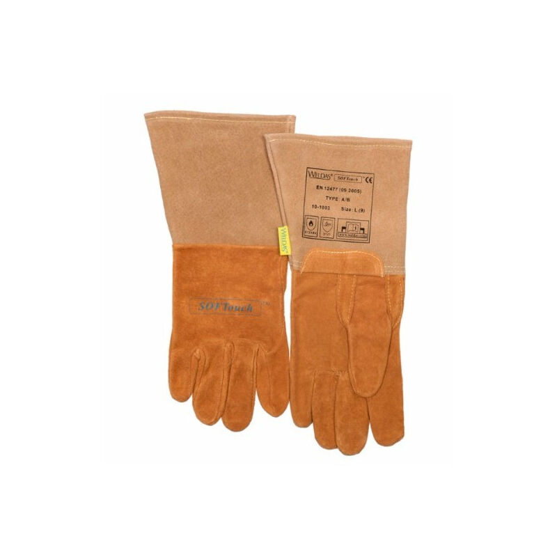 

Guante para soldador de piel de porcino TIG Softouch | XL - Weldas