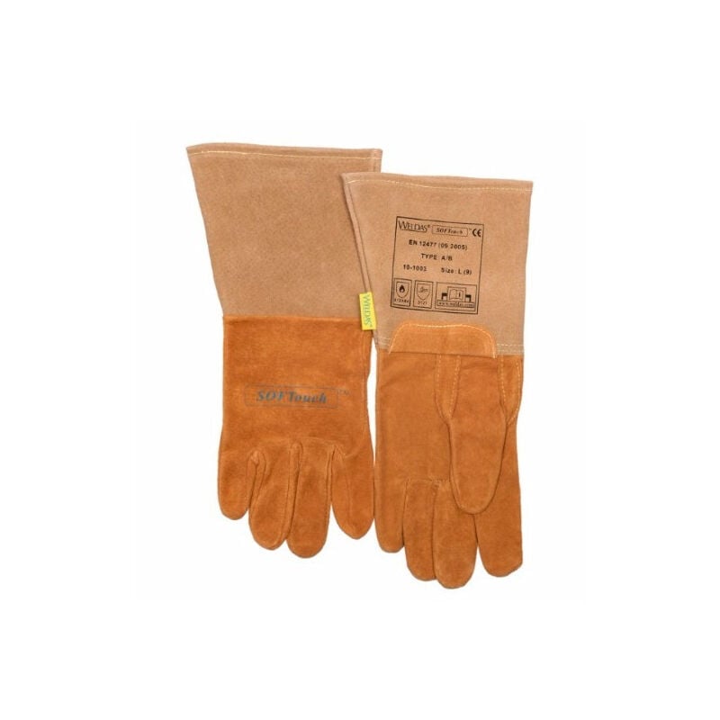 

Guante para soldador de piel de porcino TIG Softouch | M - Weldas
