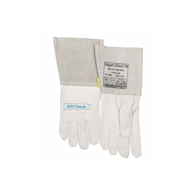 

Guante Soldador TIG Softouch piel flor de ternera | XL - Weldas