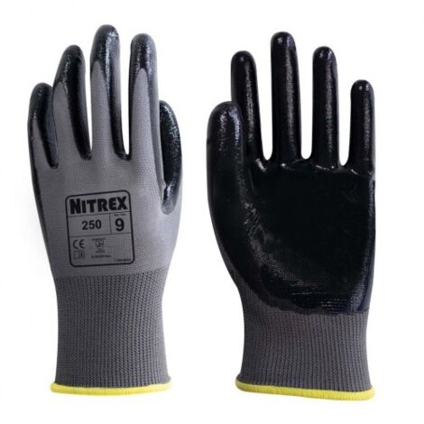 GUANTE TRICOTADO POLIESTER. REVESTIM NITRILO 3 T-M - NITREX
