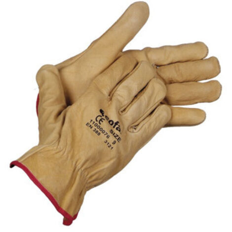 GUANTE VACUNO EXTRA RESIST. AGUA T-9