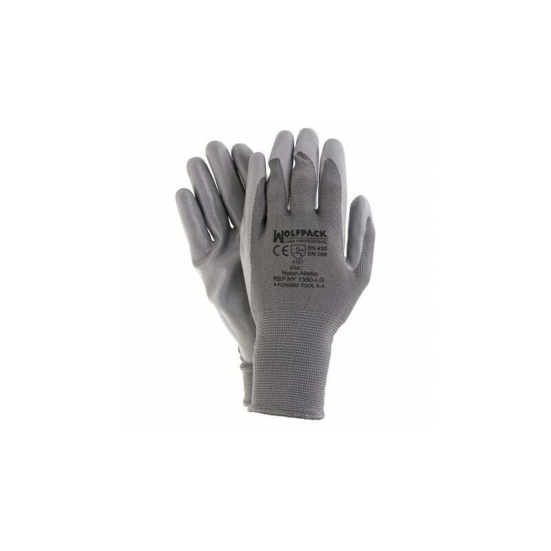 

Guantes nitrilo / nylon impregnado con colgador 7'