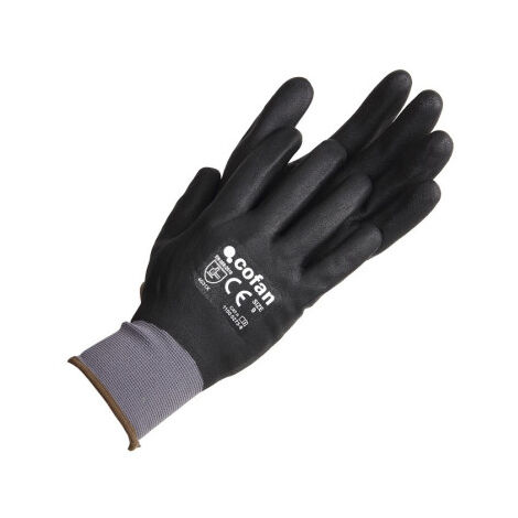 Guantes 100 % impregnados de nitrilo Ideales para automoción construcción y manipulación de aceites en Packs de 12 pares 9