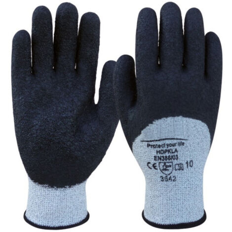 Guantes anticorte B de látex rugoso SAFETOP Rubber 5 10