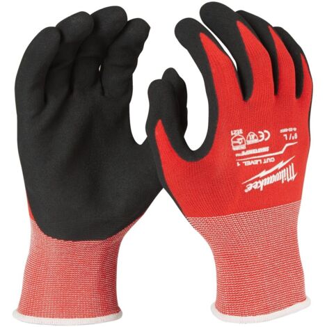 Guantes anticorte Milwaukee nivel A Talla 9 - L