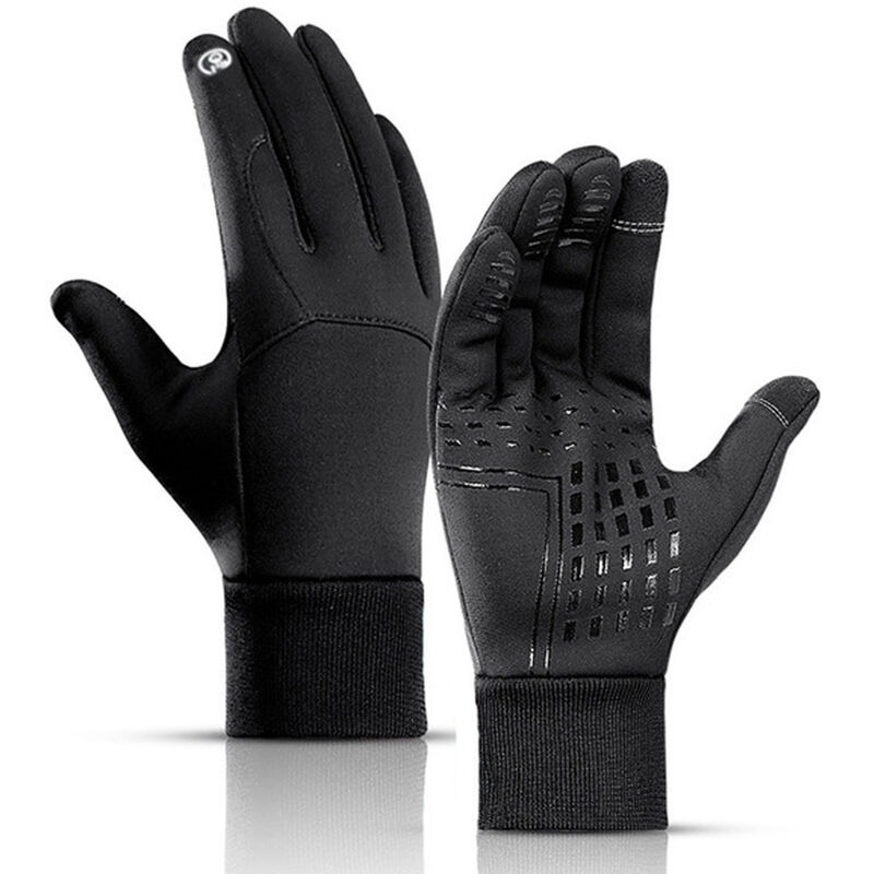 

Guantes calidos de invierno con pantalla tactil de dedo completo para hombres y mujeres, mitones para ciclismo, correr, conducir, esquiar, deportes