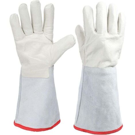 Guantes criogénicos KZQ, guantes de protección con nitrógeno líquido, guantes para congelación, guantes criogénicos sólidos, guantes para procesamiento de hielo seco, guantes de protección con líquido