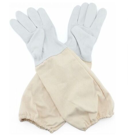 Guantes de apicultura de piel de cabra – Guantes de protección para apicultura con mangas ventiladas