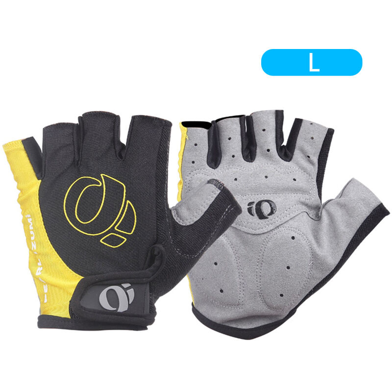 

Guantes de bicicleta de montana para ciclismo al aire libre, guantes de medio dedo antideslizantes resistentes al desgaste transpirables para hombres