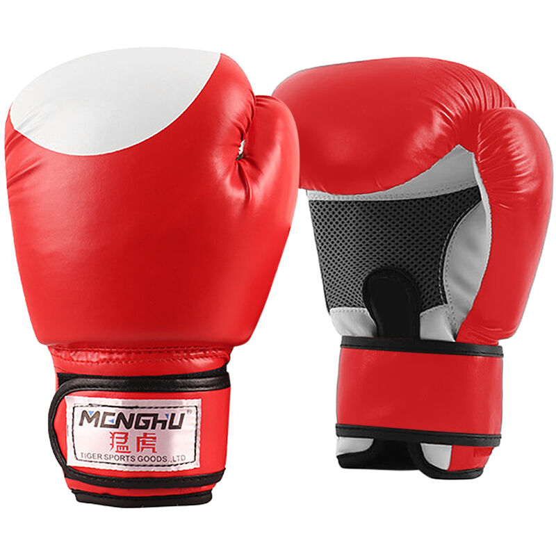 

Guantes de boxeo Kick Boxing Muay Thai Punching Bolsa de entrenamiento Guantes Deportes al aire libre Manoplas Equipo de practica de boxeo para saco