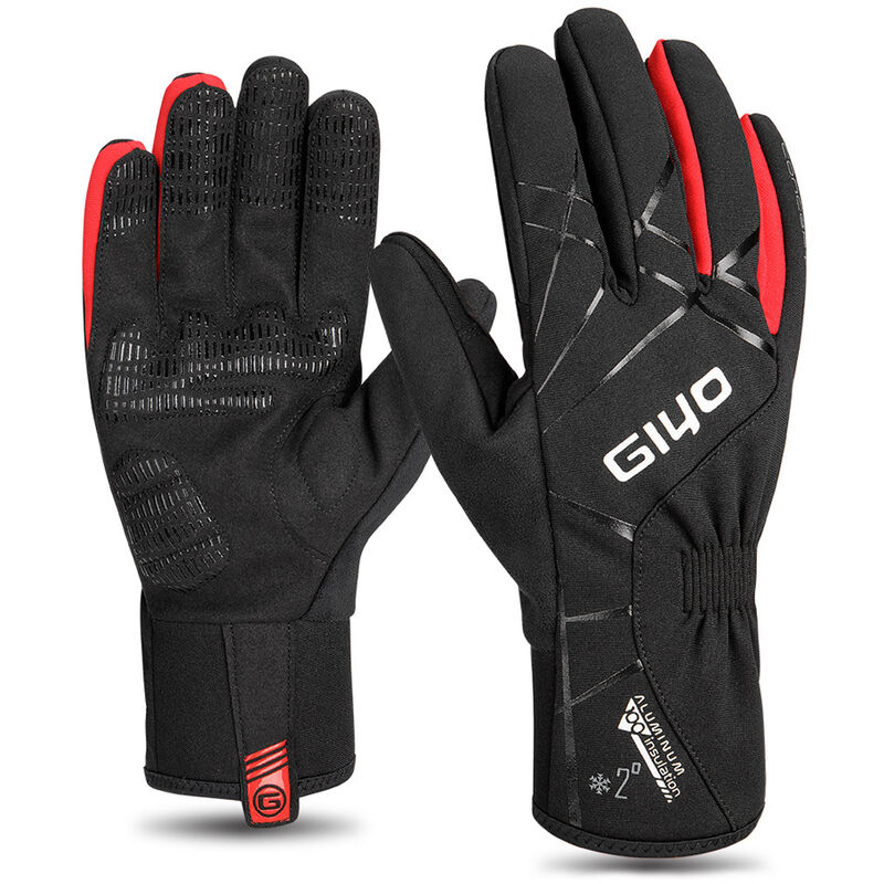 

Guantes de ciclismo de invierno guantes calidos resistentes al agua gruesos a prueba de viento, guantes de clima frio para montar en bicicleta,