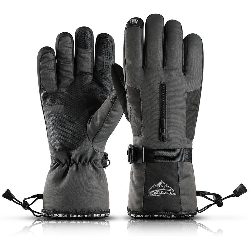 

Guantes de esqui para hombres y mujeres, guantes calidos de invierno, guantes de nieve a prueba de viento, guantes deportivos resistentes al agua