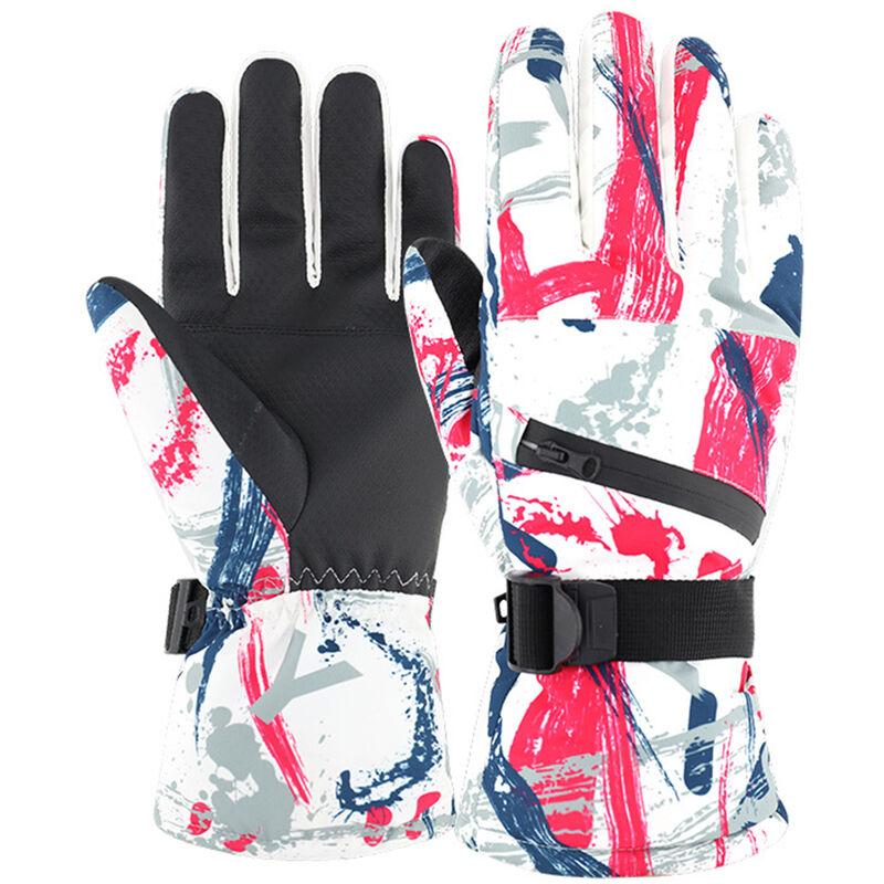 

Guantes de esqui para la nieve Impermeables y resistentes al viento Guantes de invierno Guantes termicos Manoplas calidas para exteriores Guantes