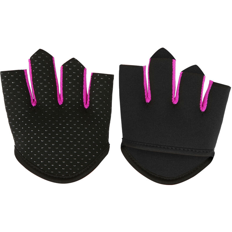 

Guantes de fitness Mujeres Hombres Mangas de entrenamiento para entrenamiento Levantamiento de pesas Culturismo Pull-Ups, Rosa, L