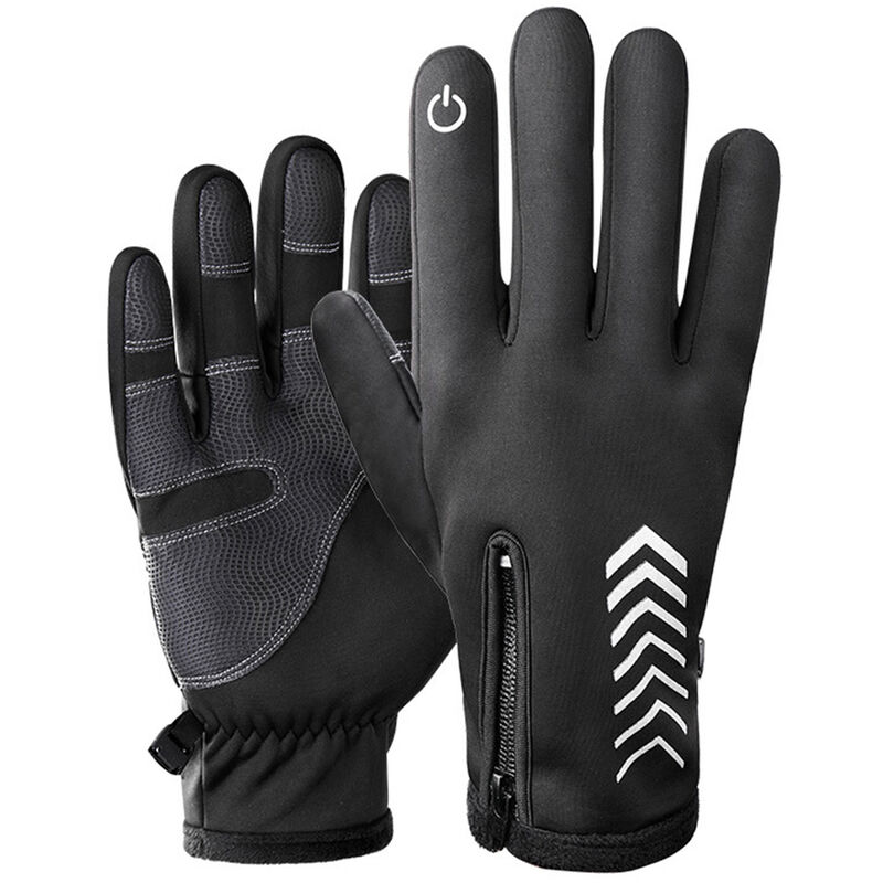 

Guantes de invierno Guantes para montar en bicicleta a prueba de viento Guantes calidos para dedos completos Guantes de ciclismo con pantalla tactil