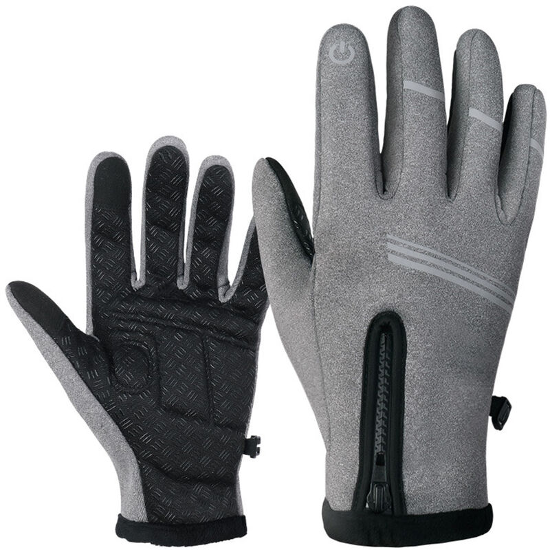 

Guantes de invierno Guantes para montar en bicicleta a prueba de viento Guantes calidos para dedos completos Guantes de ciclismo con pantalla tactil