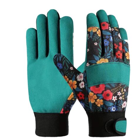 Guantes de jardinería Generisch, manoplas resistentes al desgaste para cavar, 23 x 15 x 2 cm, agarre seguro y diseño transpirable, guantes de trabajo a prueba de perforaciones para plantar, podar y re