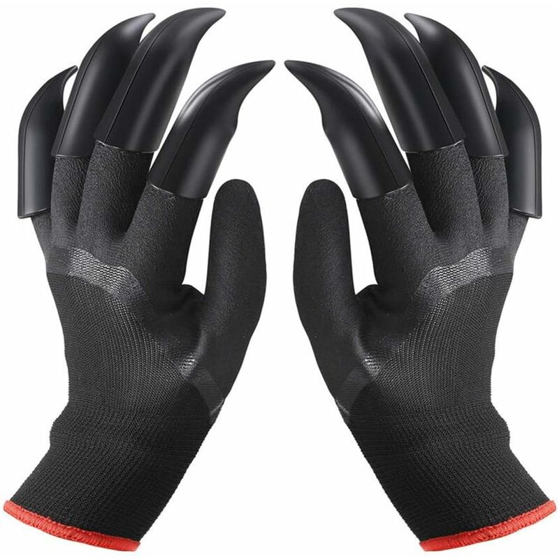 

Guantes de jardinería con garras (2 pares), el guante de jardinería para plantar es la opción para cavar y plantar plantas de vivero de forma rápida