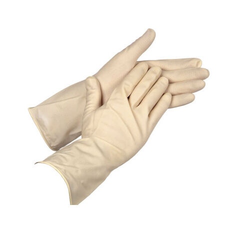 Guantes de Látex Rugoso con Soporte de Punto