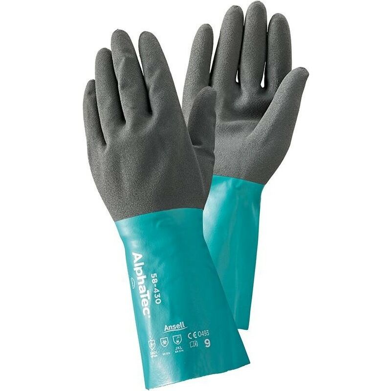 

Guantes De Nitrilo Alphatec 58-435 Verde / Gris Tamańo 11 (Por 12)