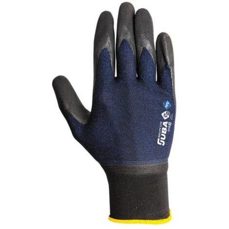 Guantes de nitrilo Juba H5118 nylon/elastano sin costuras T-9