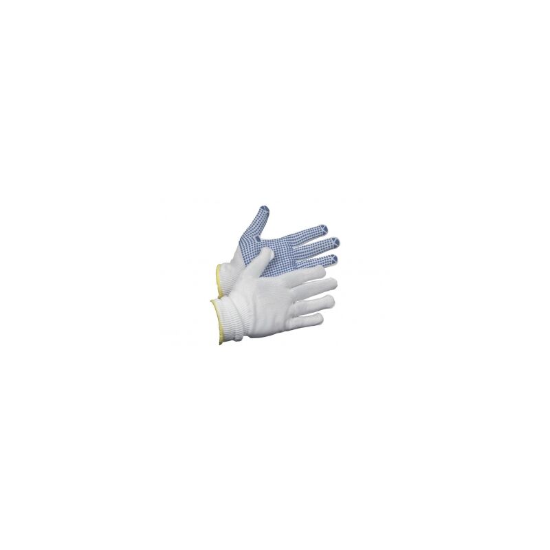 

Guantes de Nylon (Con Puntos de PVC) Talla:10 Bolsa de 12 pares