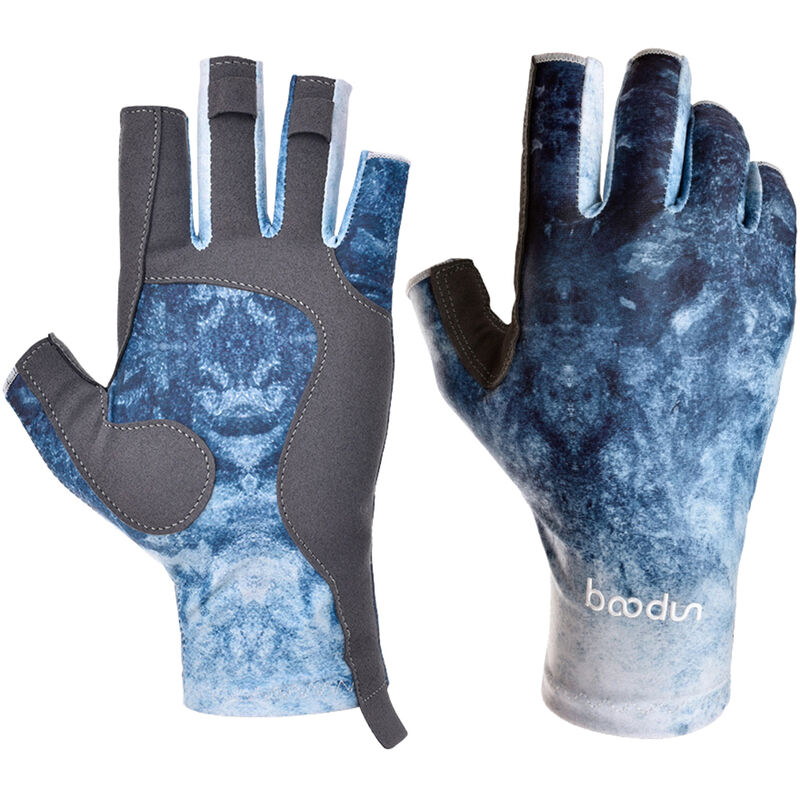 

Guantes de pesca, proteccion solar antideslizante, guantes de medio dedo, guantes deportivos super elasticos para ciclismo al aire libre, senderismo,