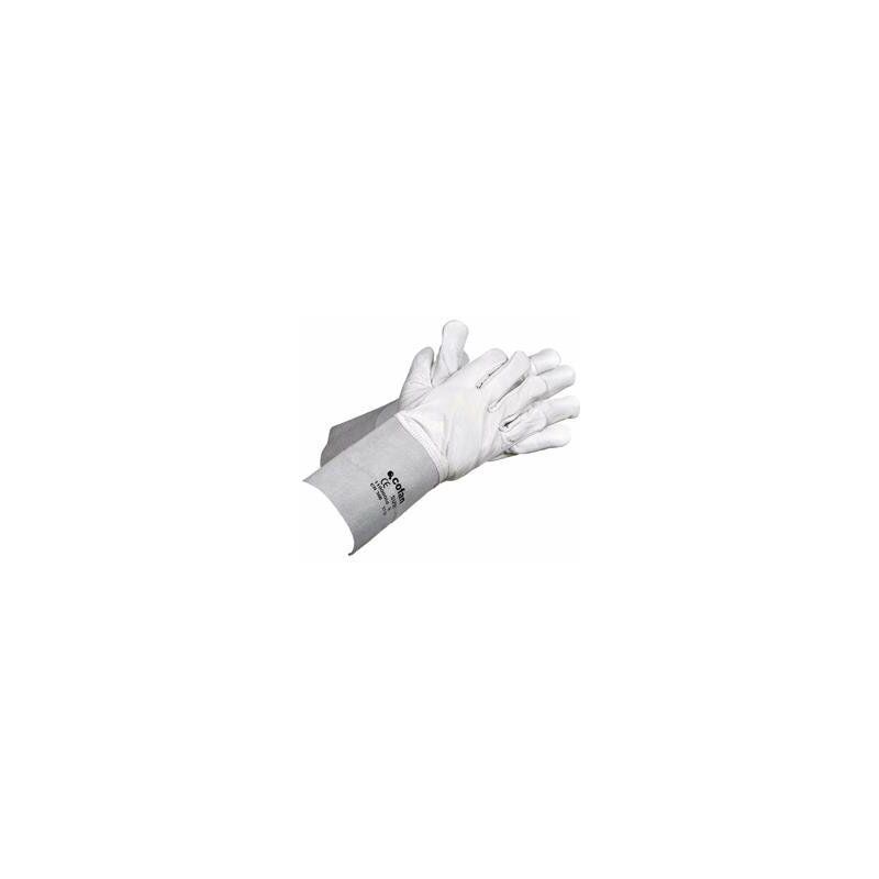 

Cofan - Guantes de Piel Flor Vacuno con Manguitos 13 cm Talla:T-10 Bolsa de 12 pares