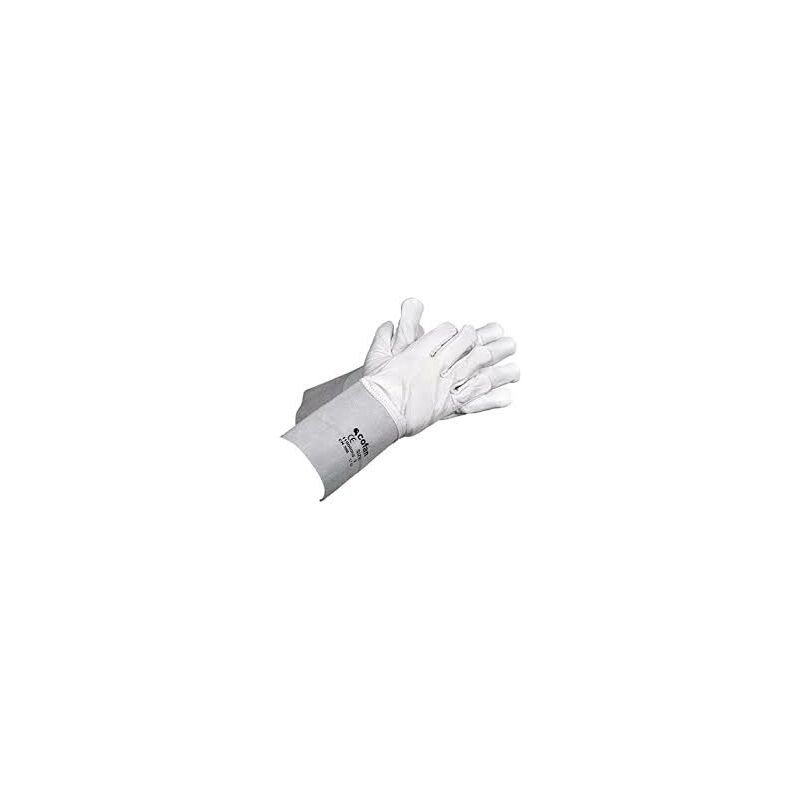 

Cofan - Guantes de Piel Flor Vacuno con Manguitos 13 cm Talla:T-9 Bolsa de 12 pares