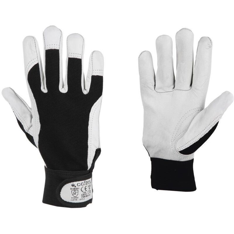 

Cofan - PLIMPO blister g. vacuno dorso tela + velcro t-8 caja 12 unid.