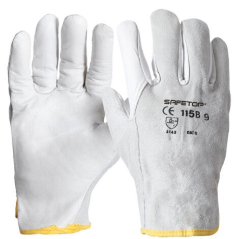 Guantes de piel flor y serraje SAFETOP Soesto