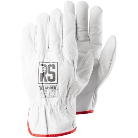 GUANTES DE PIEL GRANO RS FAHRER R.10 - 12 PARES - REK SRL 0638