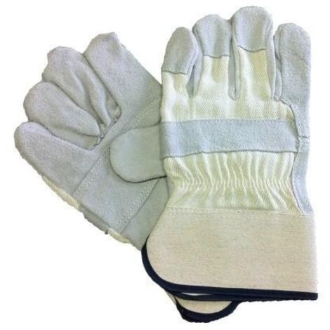 Guantes de piel y tela JBM