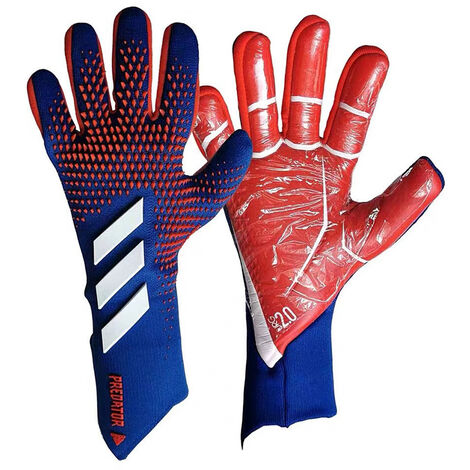 Guantes de portero para jóvenes y adultos, agarre fuerte para las salvadas más duras, con espinas en los dedos para brindar una protección espléndida para evitar lesiones, guantes de portero de fútbol