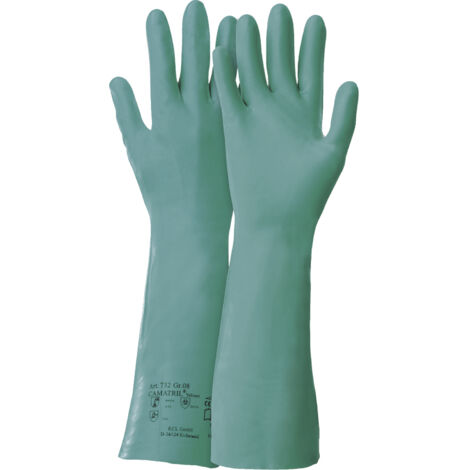 Guantes De Protección Camataril 732, 400 Mm,Talla 9,Verde (Por 10)