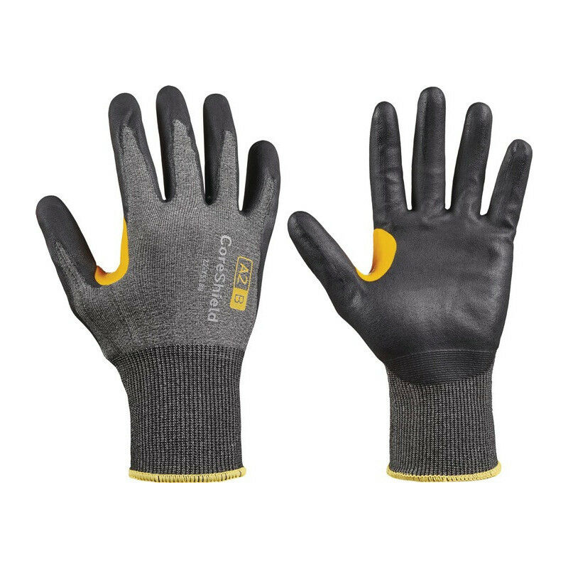 

Guantes de protección contra cortes CoreShield 18G A2 / B talla 10 negro EN 388 PSA II 10 PA (Por 10)