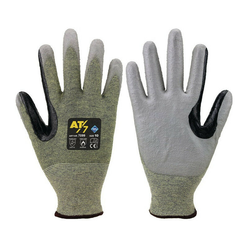 

Guantes de protección contra cortes talla 7 azul / gris EN 388 PSA II 10 PA (Por 10)