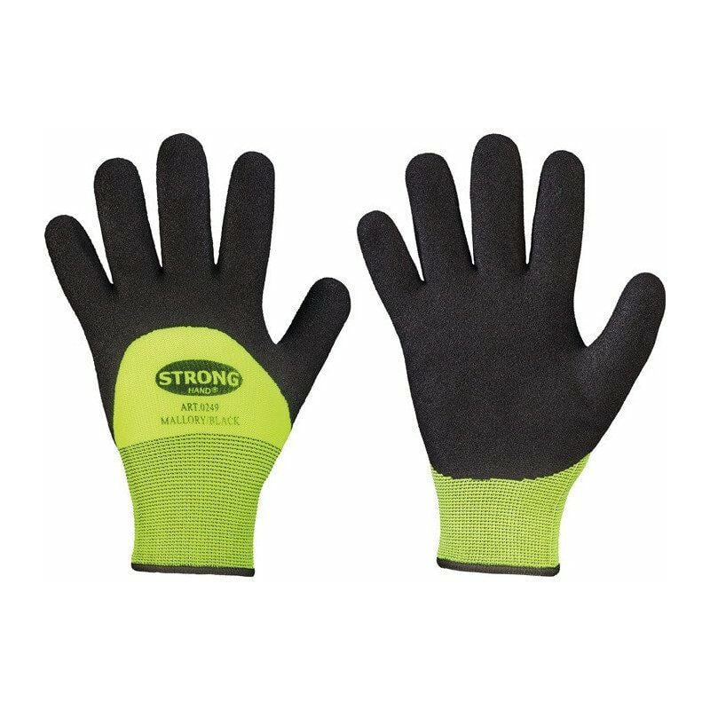 

Stronghand - Guantes de protección contra el frío Mallory / Negro talla 11 negro / amarillo EN 388.EN 511 PSA II